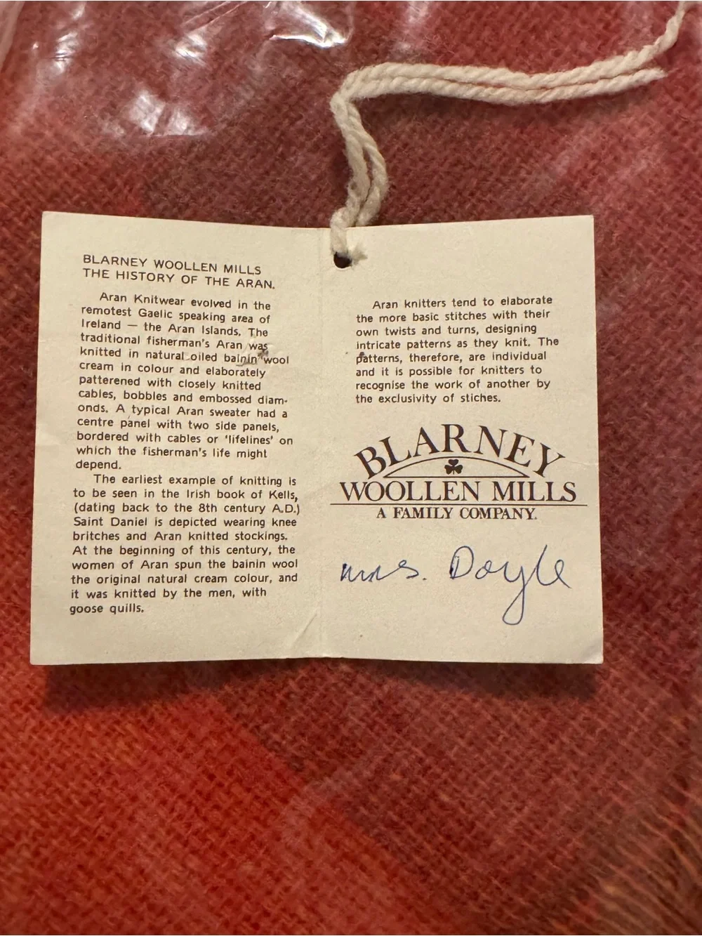 Cozy Red & Orange Woven Fringe Throw Blanket